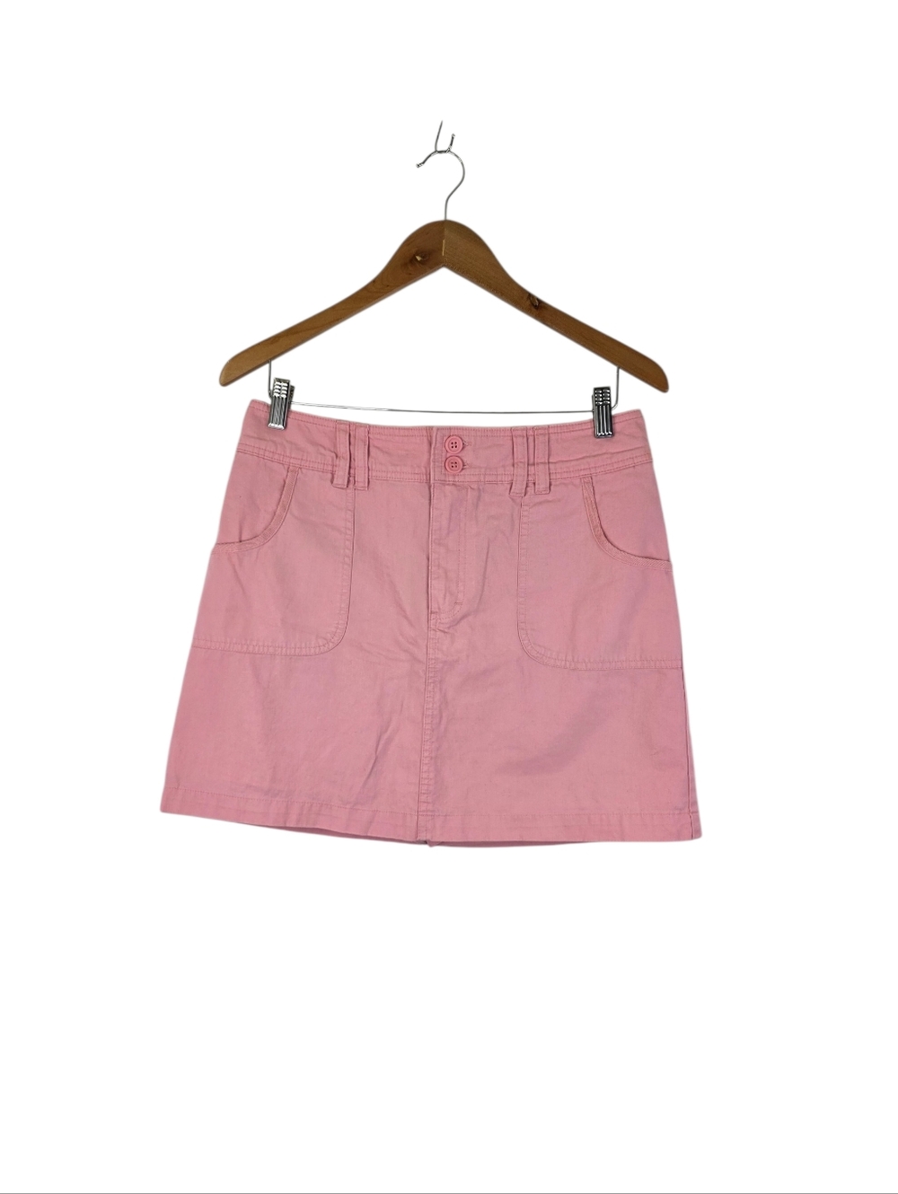 Sonoma 100% Cotton Women's Size 8 Skort Bubble Gum Pink Cargo Skirt 2000s